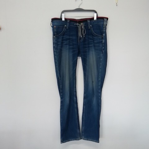 ★【古着】 EDWIN(エドウィン) ストレッチデニム(スキニー) Lサイズ ブルー拍卖