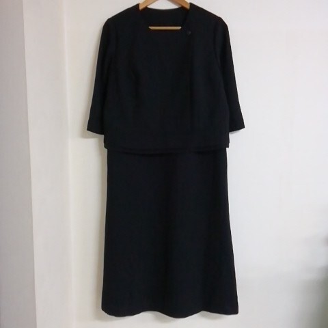 ★【古着】 メーカー不明 喪服(ブラックフォーマル) 15ARサイズ(XXL相当) 黒色拍卖