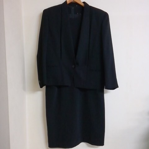 ★【古着】 Varna(バルナ) 喪服(ブラックフォーマル) サイズ13(Lサイズ相当) ブラック拍卖