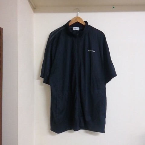 ★【古着】 CONVERSE(コンバース) トラックジャケット(半袖) バックプリントあり 5Lサイズ ブラック拍卖