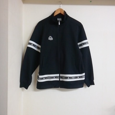 ★【古着】 Kappa(カッパ) トラックジャケット(ジャージ上) Lサイズ ブラック拍卖