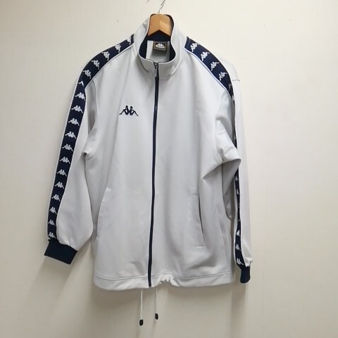★【古着】Kappa(カッパ) トップス ジャージ上 フルジップ 薄いグレー Lサイズ拍卖