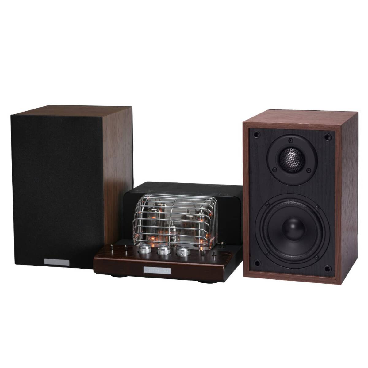 【未使用】SOUNDWARRIOR 日本製 真空管アンプ & パッシブラジエーター 搭載 2WAY スピーカーセット | SWL-T20SET1-SD拍卖