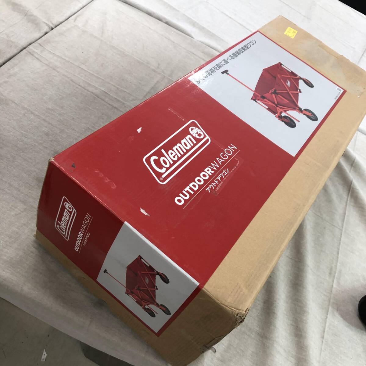 未使用 コールマン(Coleman) キャリーカート アウトドアワゴン/ワンマイルチェア ストッパー付 コンパクト収納 2000021989拍卖