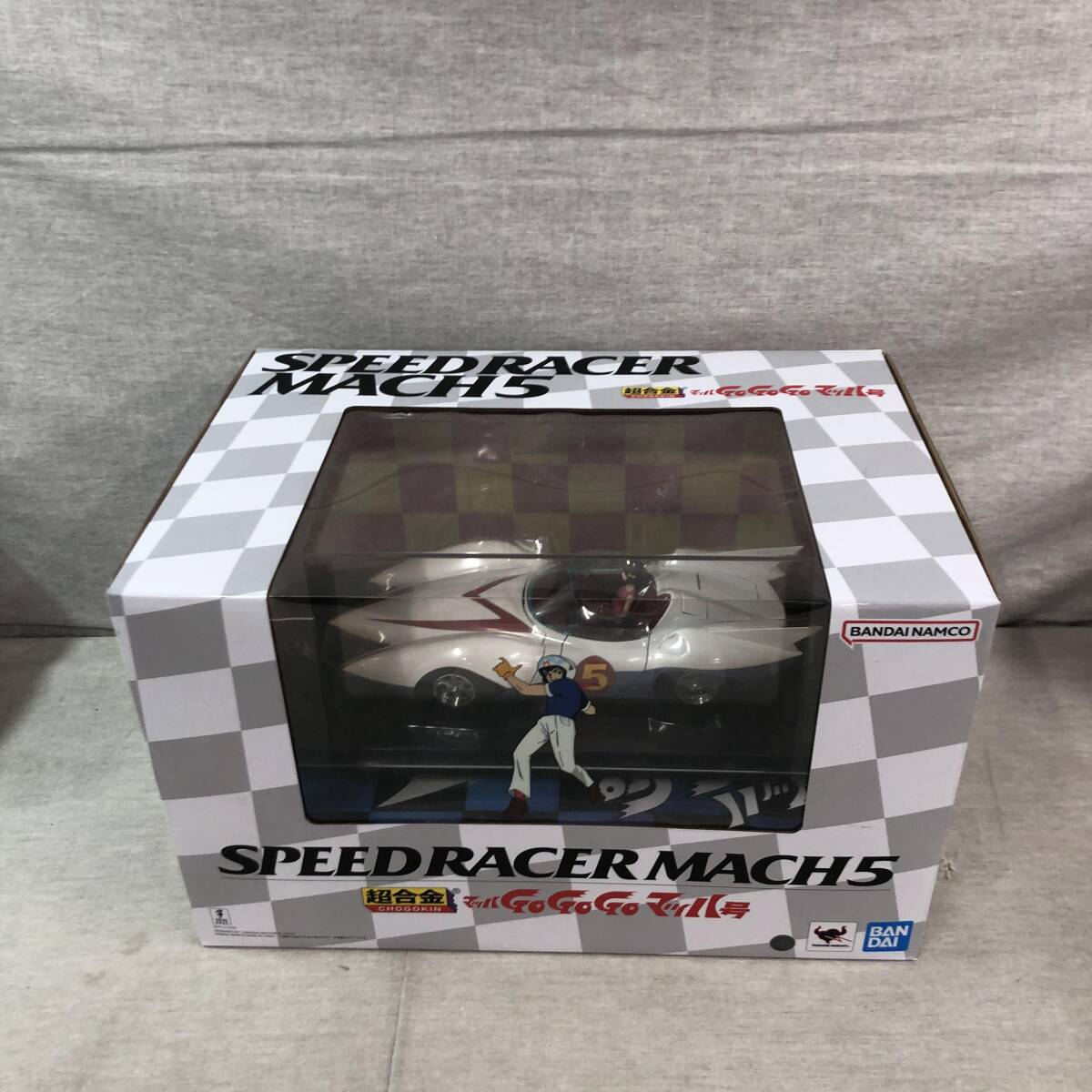 極美品 TAMASHII NATIONS 超合金 マッハGoGoGo マッハ号 約270mm PVC&ABS&ダイキャスト製 塗装済み可動フィギュア拍卖