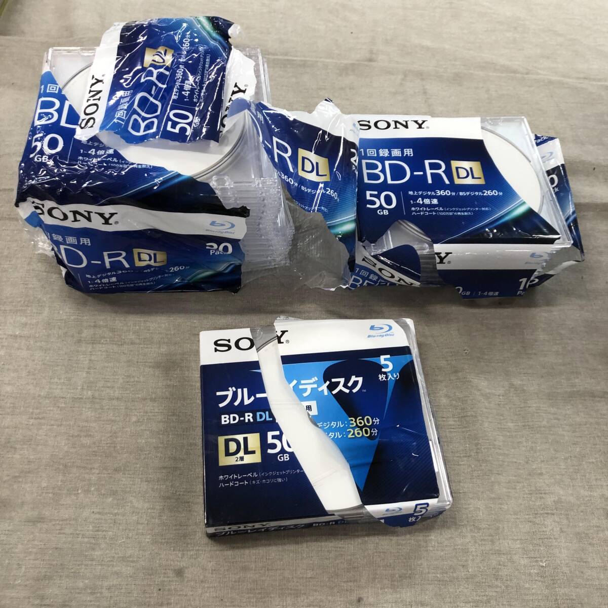 未使用 ソニー ブルーレイディスク BD-R DL 50GB 35枚拍卖