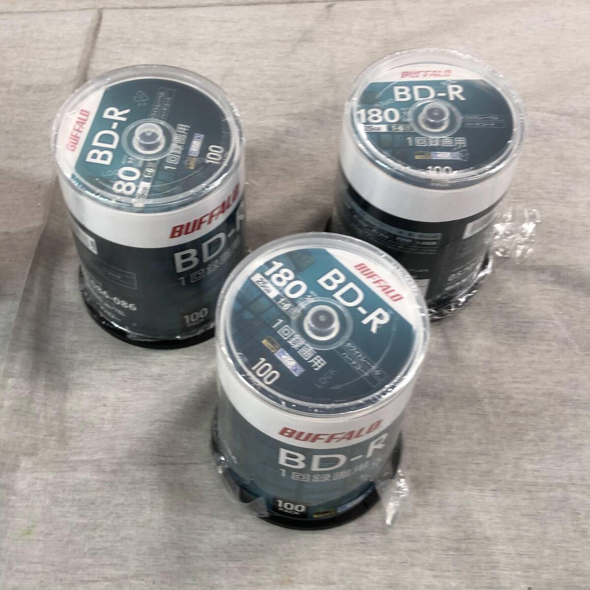 未使用品 バッファロー ブルーレイディスク BD-R 1回録画用 25GB 300枚 スピンドル 片面1層 1-6倍速 拍卖