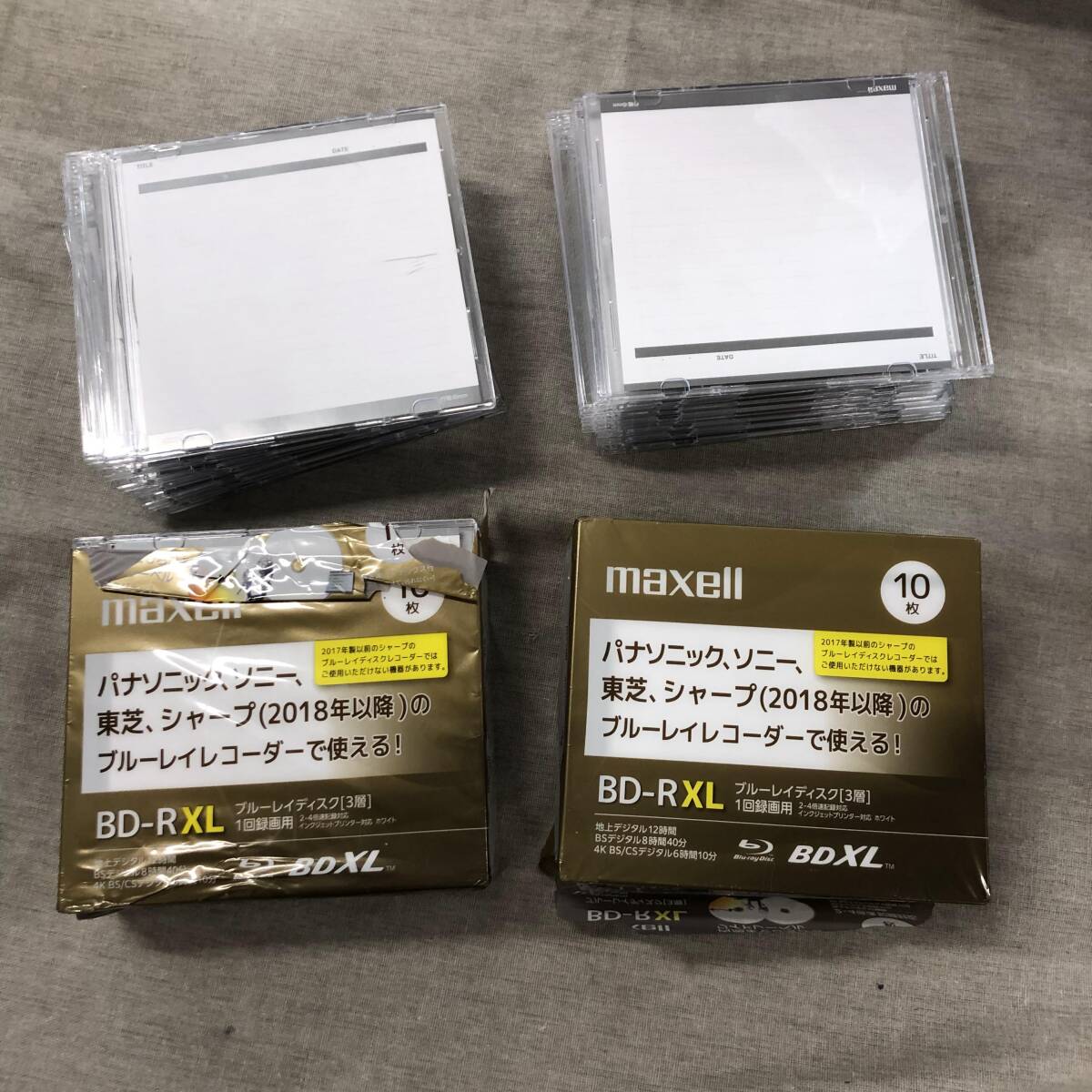 未使用品 マクセル(maxell) ブルーレイディスク 録画用BD-R XL 40枚入 1回録画 100GB/2~4倍速 BRV100EG.10SZ拍卖