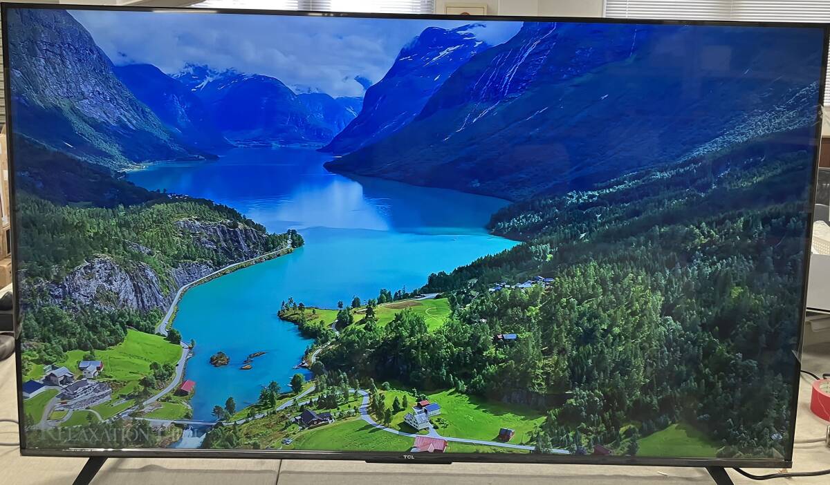 【25年製】TCL 55V型 テレビ 4K 液晶 55V6C Wチューナー内蔵 HDR10 Dolby Audio Airplay2 ChromeCast ALLM VRR 拍卖