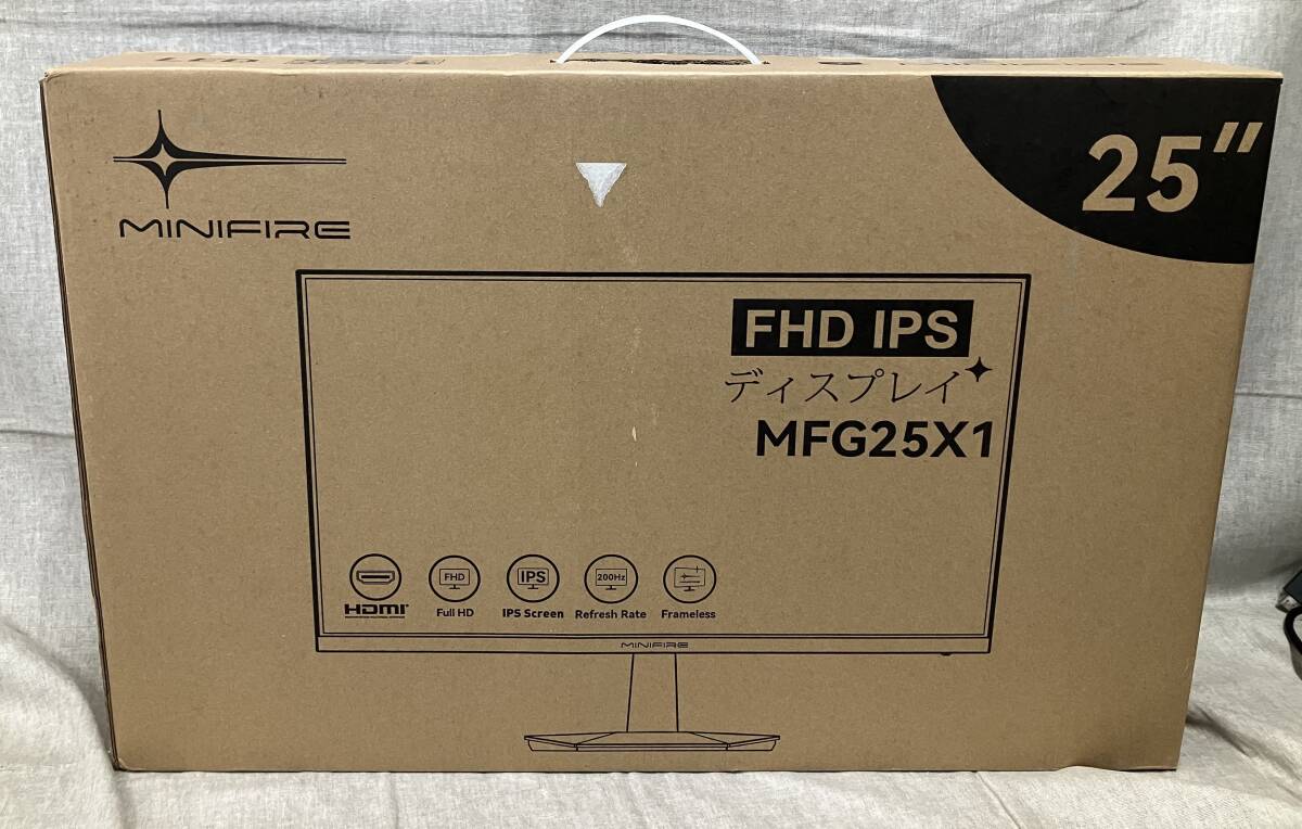 Minifire ゲーミングモニター 24.5インチ HDMI2つ 200Hz 対応 120%sRGB広色域 320nit高輝度 1ms応答MFG25X1拍卖