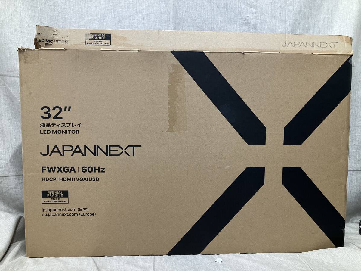 JAPANNEXT 32インチ VAパネル搭載 FWXGA(1366x768)解像度 液晶モニター JN-V32FW-M HDMI 拍卖