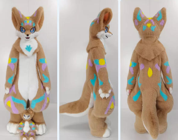 ★即納 着ぐるみ ケモノ体 フルスーツ 短毛タイプ NO.128 Mサイズ 最新作 セット ケモノ ファースーツ ぬいぐるみ コスプレ コスチューム拍卖