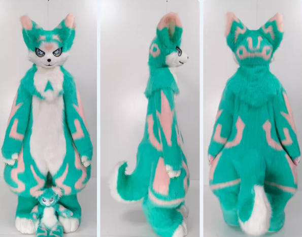 ★即納 着ぐるみ ケモノ体 フルスーツ 短毛タイプ NO.155 大きめ 最新作 セット ケモノ ファースーツ ぬいぐるみ コスプレ コスチューム拍卖