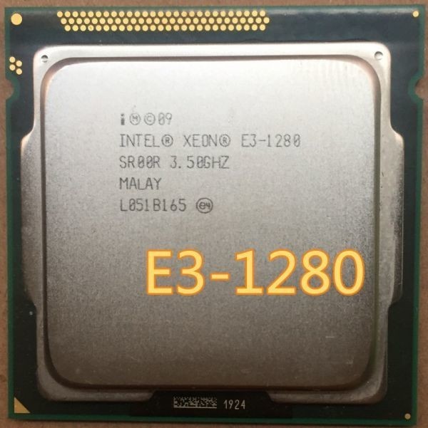 Intel Xeon E3-1280 SR00R 4C 3.5GHz 8MB 95W LGA1155拍卖