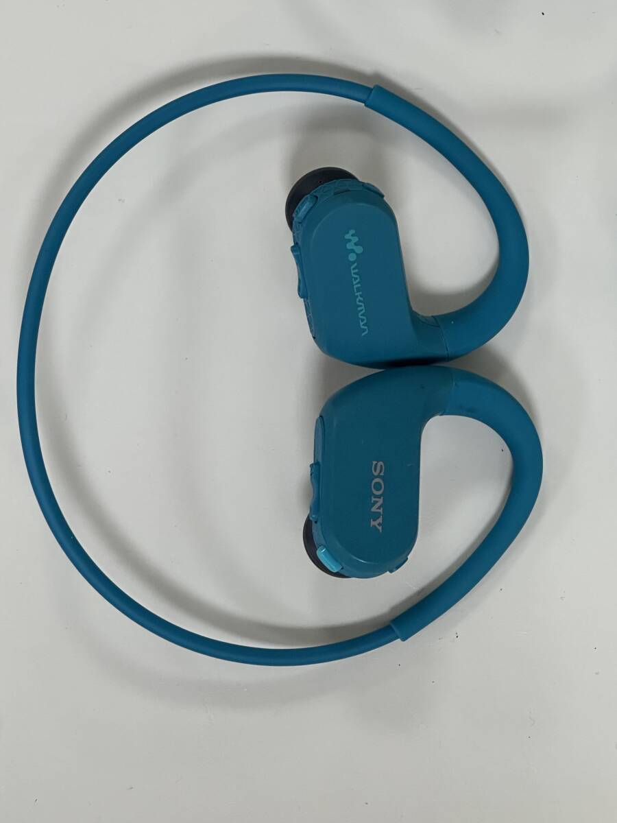 SONY NW-WS413 4GB ブルー 本体のみ ソニー ヘッドホン一体型ウォークマン 並行輸入品 国内発拍卖