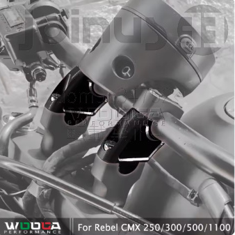 ホンダ レブル500 1100 ハンドルバーライザー クランプ 新品 HONDA Rebel 500 1100 cmx250 300 cmx500 バイク パーツ 交換 カスタム拍卖