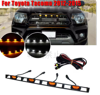 トヨタ タコマ フロント バンパー フード グリル LED ライト TOYOTA TACOMA 2012-2015 ランプ パーツ アクセサリー 外装 エクステリア拍卖