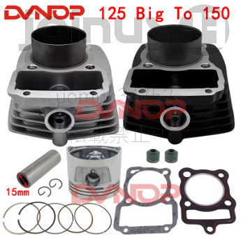 ホンダ CG125 バイク シリンダーキット 62mm ボア アップグレード 150CC CG150 CG 150 エンジン スペア HONDA CG125拍卖