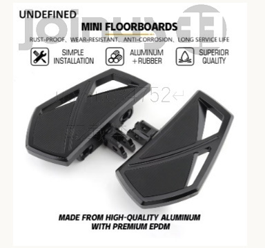 ハーレーダビッドソン用 M8 ソフテイル ミニフロアボード フロントフットペグ アルミニウム 高級ゴム 耐久性 Harley-Davidson FXLRS FXBB拍卖