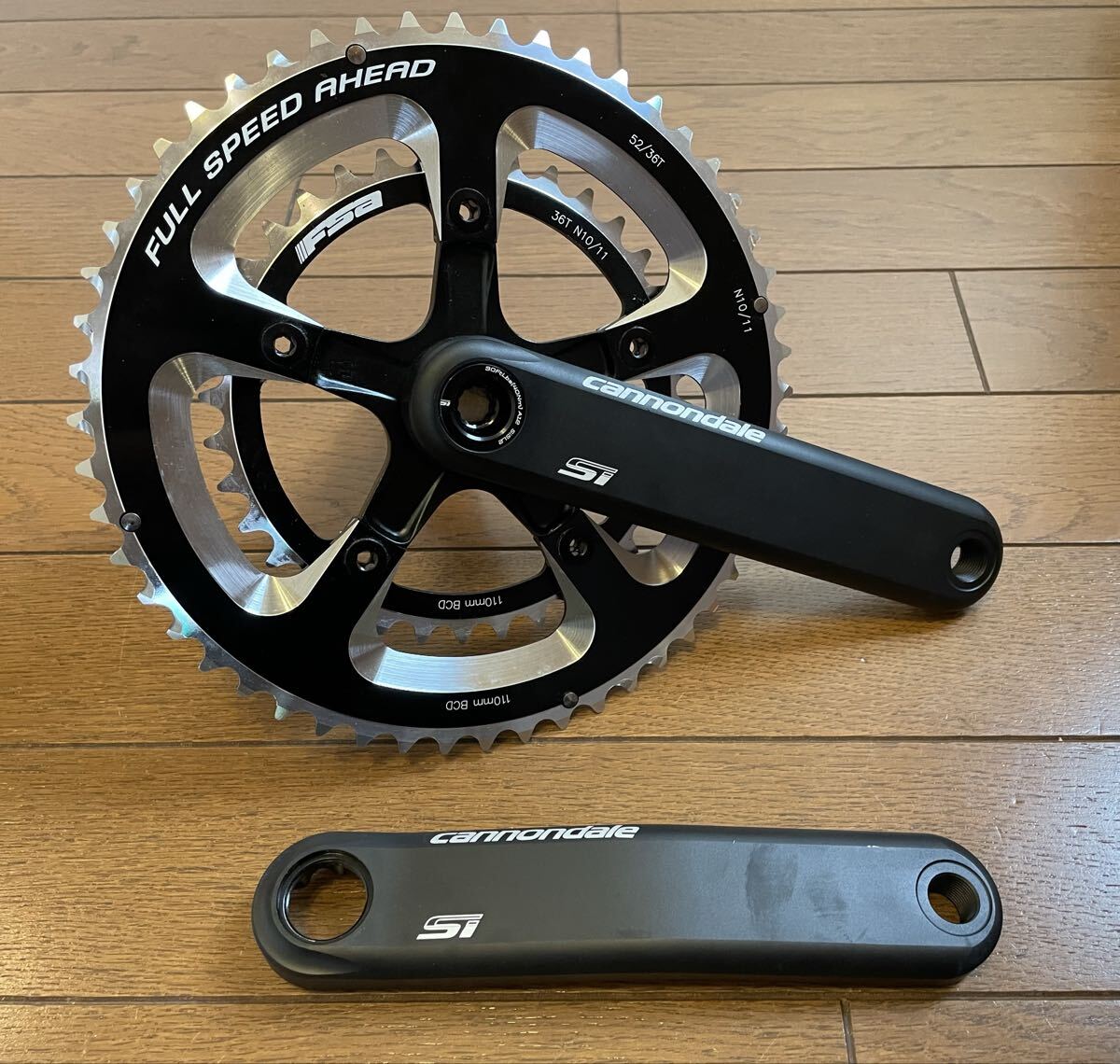 cannondale FSA SI 52-36T 170mm 11s 110mmBCD 170mm 完成車ばらし 新品拍卖