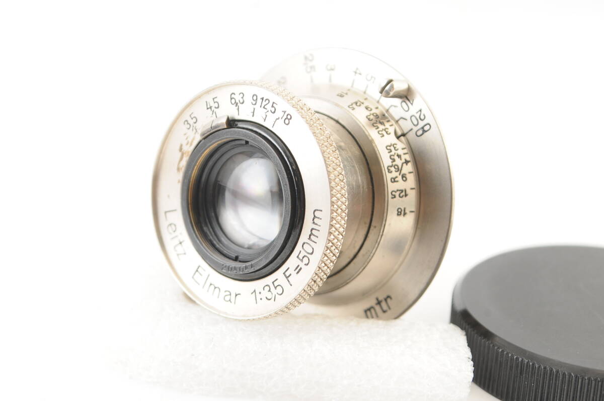 Leica Nickel Elmar 50mm F3.5 ライカ ニッケル エルマー Lマウント L39 Leitz ライツ ★実用美品★拍卖