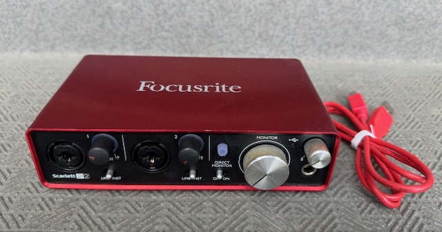 中古 ★ Focusrite オーディオインターフェイス フォーカスライト : Scarlett 2i2 拍卖