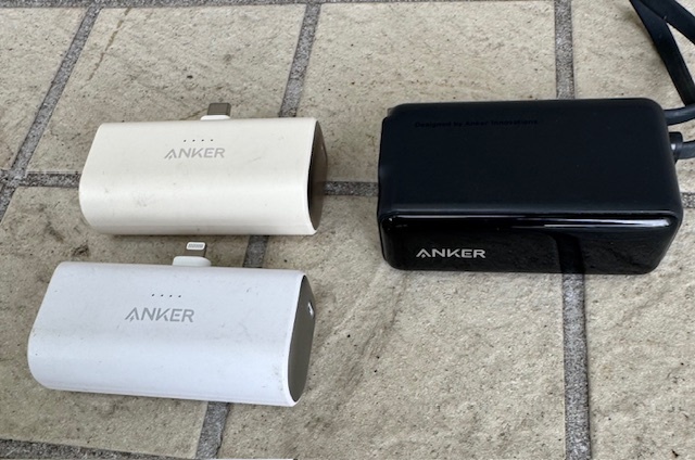 中古 ★ AnKer Power Bank: A1653/A1645/A1636 3点 (AKー13)拍卖