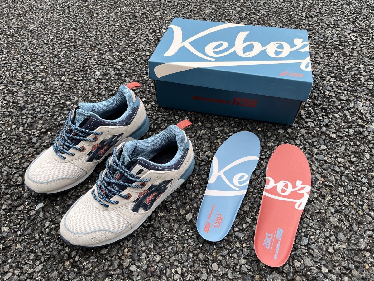 ケボズ × ミタスニーカーズ × アシックス ゲルライト3 GEL-LYTE III OG TAITO KEBOZ x mita sneakers サイズ 26.5 中古拍卖