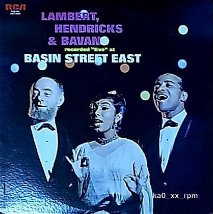 ★☆Lambert, Hendricks & Bavan「Recorded Live At Basin Street East」☆★拍卖