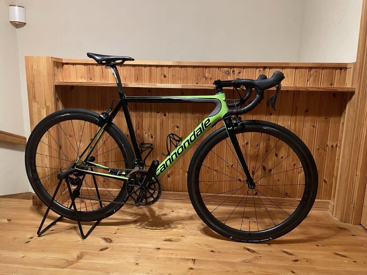 Cannondale supersix evo himod超軽量 キャノンデール スーパーシックスエボハイモッド デュラエース9100 サイズ52 タイヤホイール等除き拍卖