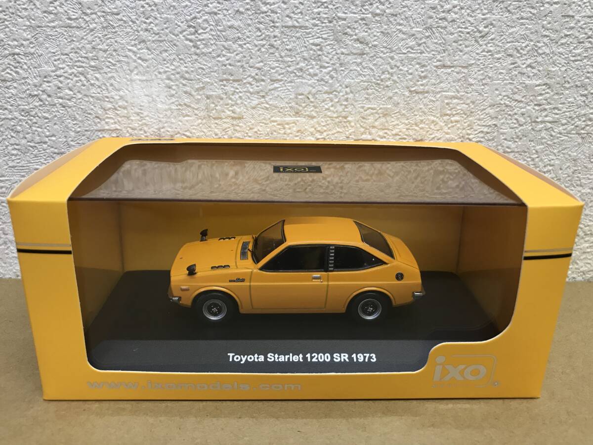 ★1/43 トヨタ スターレット 1200 SR 1973 オレンジ KBI052拍卖