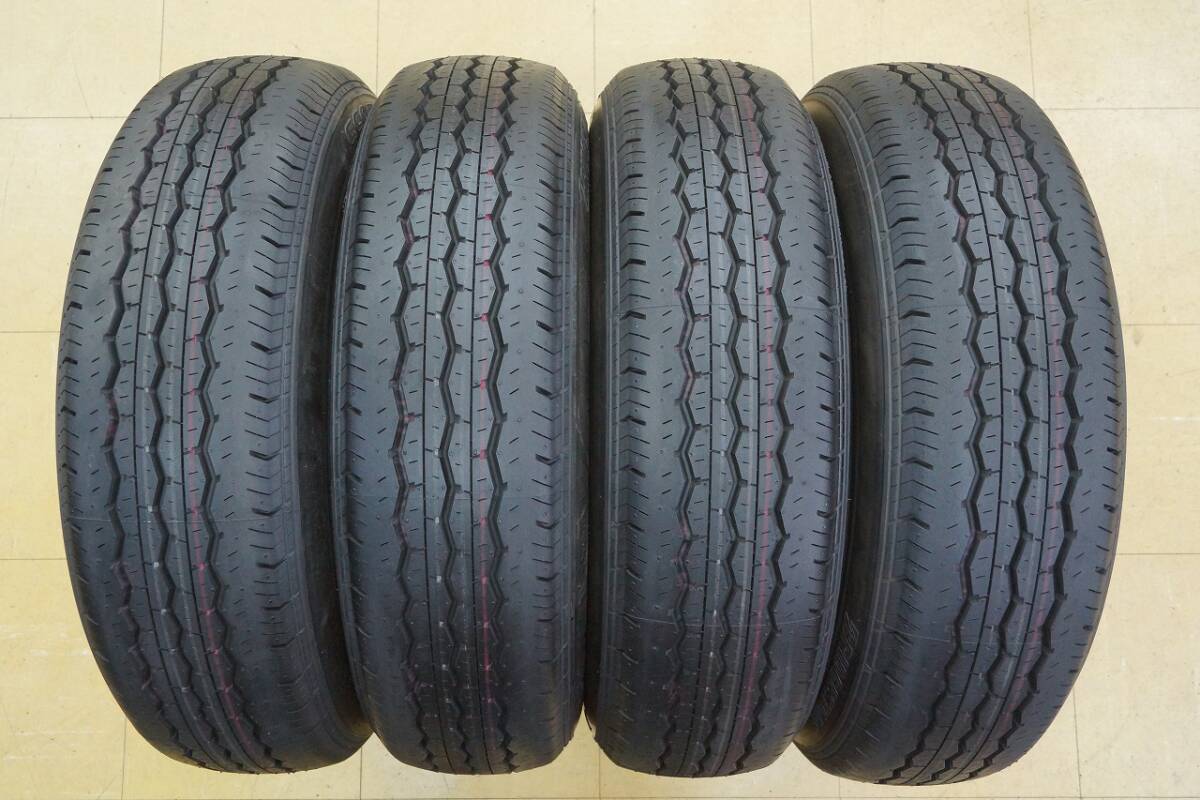 1【25年 新車外し 中古】195/80R15 107/105 S LT ブリヂストン エコピア RD613 4本 1台分拍卖