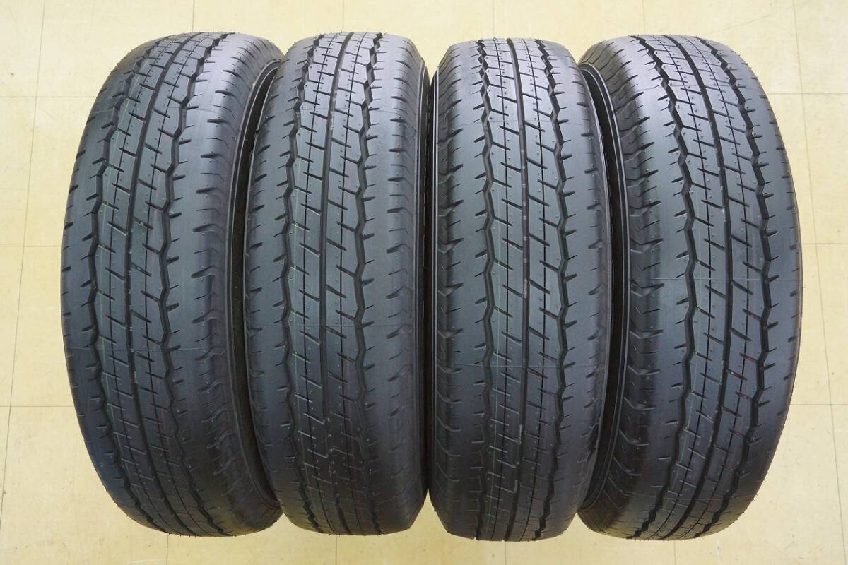 5【25年 新車外し 中古】195/80R15 107/105 S LT ダンロップ SP175 4本 1台分拍卖
