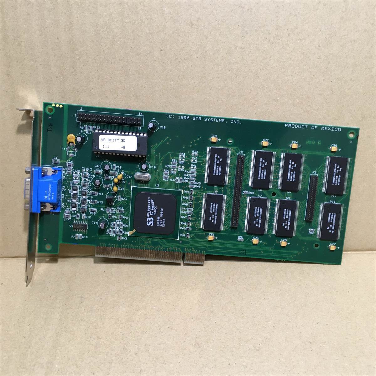 グラフィックボード S3 ViRGE/VX 988 PCI接続 STB-SYSTEM Win98で動作確認済拍卖