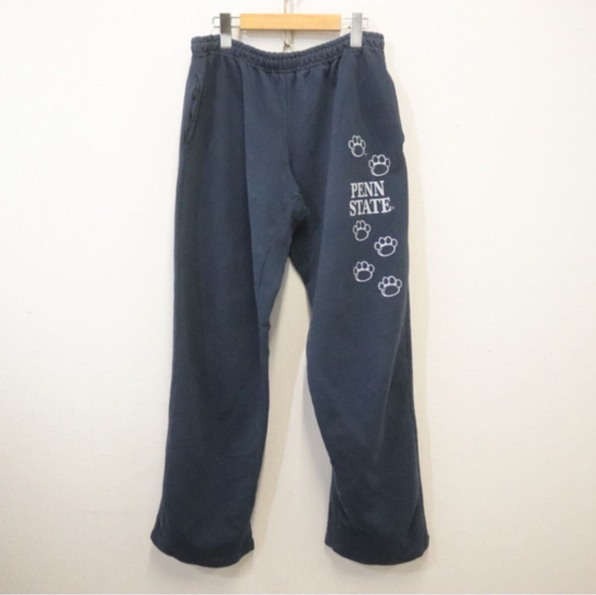 U955 2000年代製 GILDAN ギルダン スウェットパンツ■00s 表記Sサイズ ネイビー 紺 PENNSTATE カレッジ アメカジ ストリート 古着 古着卸拍卖