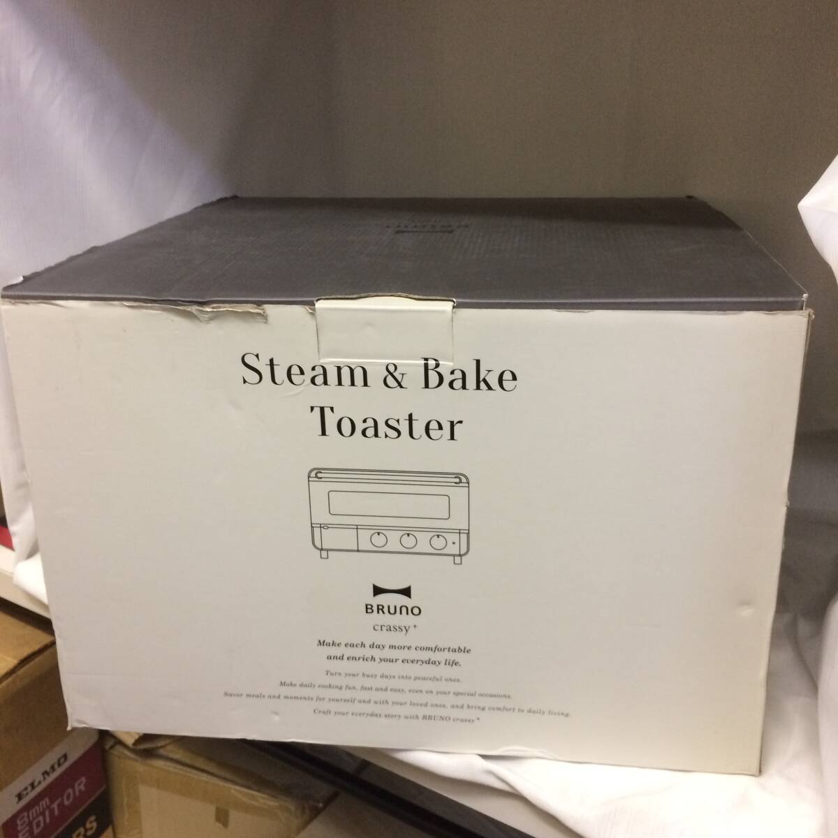 c-10399*120 スチーム&ベイク トースター BOE067-GRG BRUNO crassy+拍卖