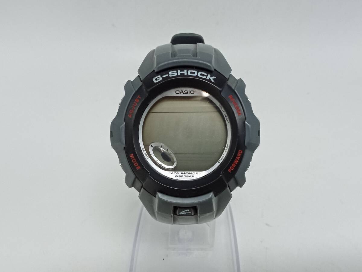 イ67◎【QZ/不動品】腕時計 CASIO カシオ G-SHOCK G-3001 デジタル文字盤 クォーツ 純正ベルト ブラック×グレー系 現状品 拍卖