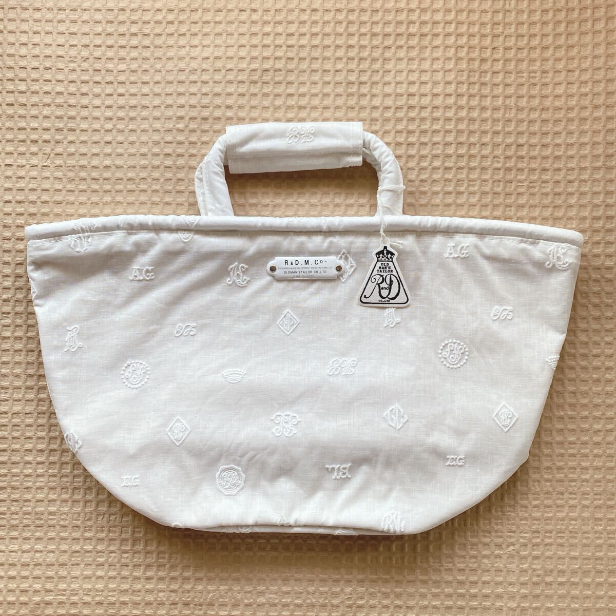 オールドマンズテーラー モノグラム刺繍 マルシェバッグ 新品未使用 R&D.M.Co-拍卖