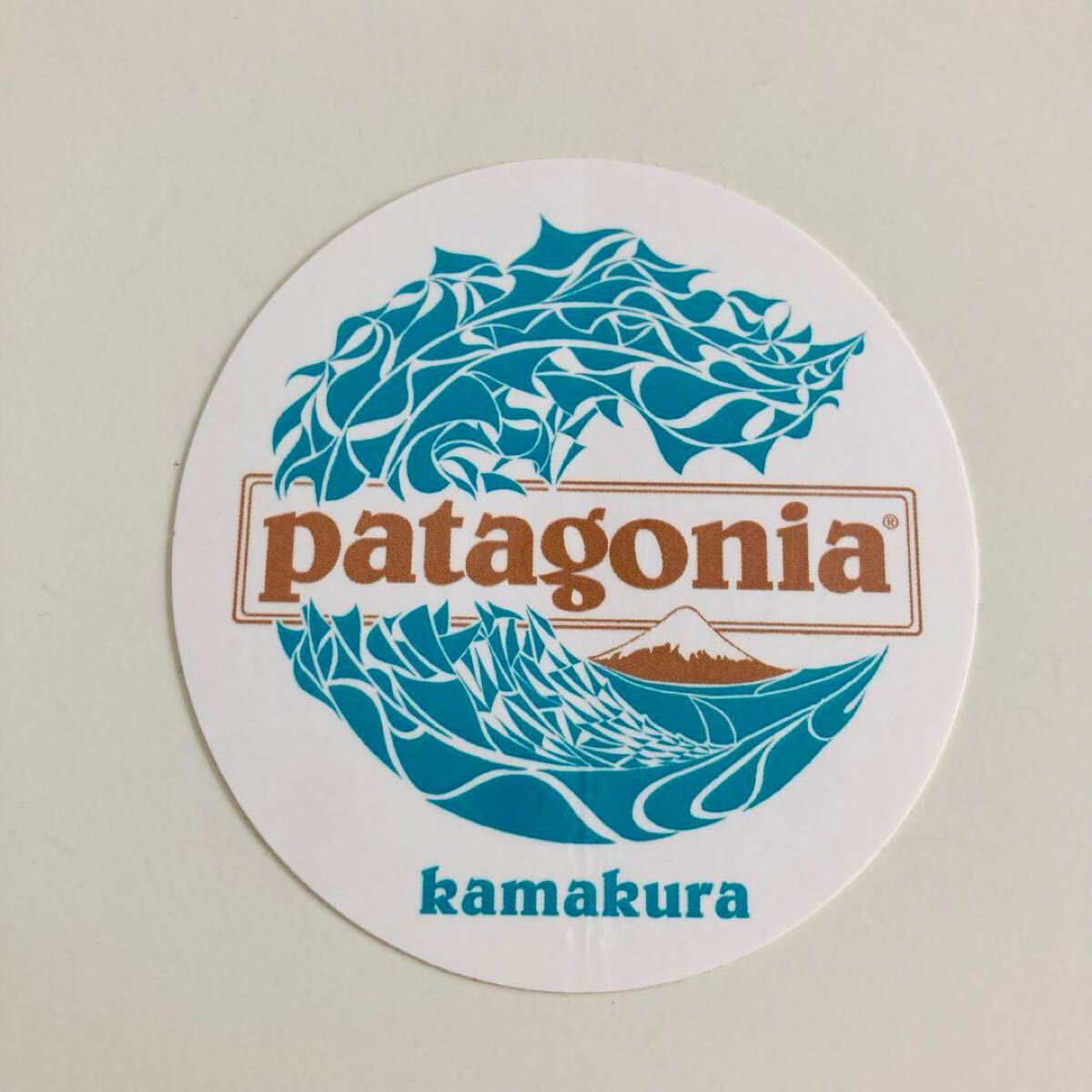 新品正規品patagoniaパタゴニア 鎌倉店限定 波ロゴステッカー25拍卖