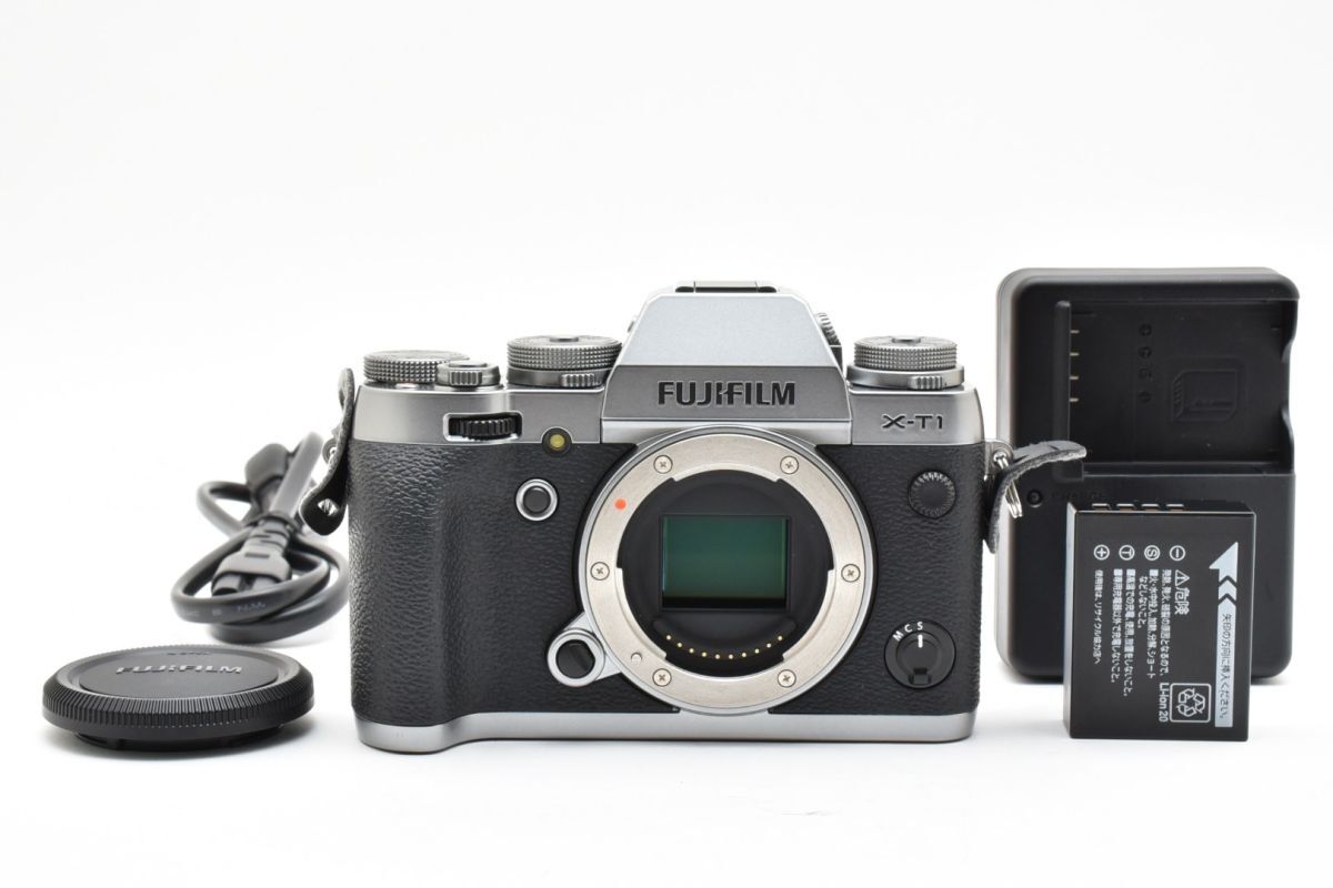 ★極上品★フジフイルム FUJIFILM X-T1 グラファイトシルバーエディション 《ショット数:570回》★ LL572#5697拍卖