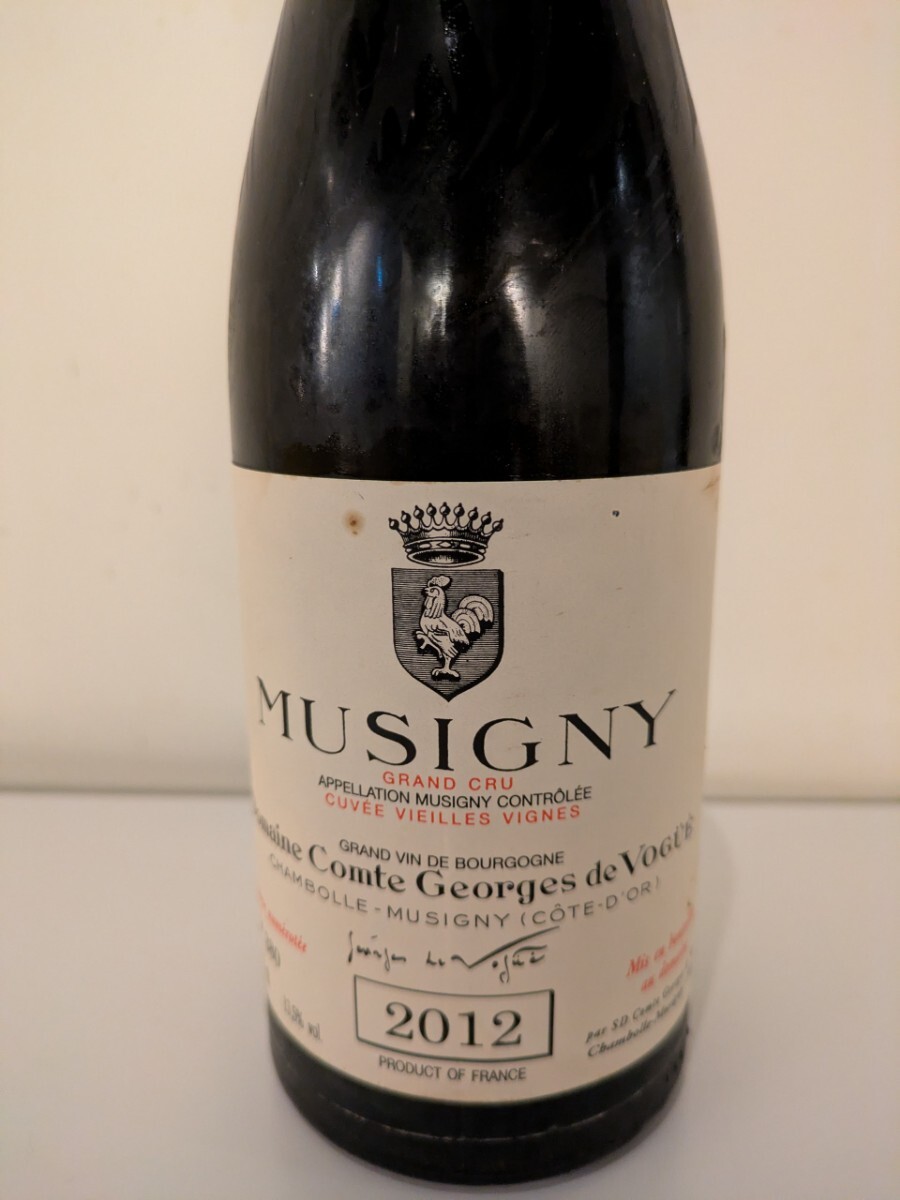 2012 シャンボール・ミュジニー グラン・クリュ★ミュジニー★ ヴォギュエ拍卖