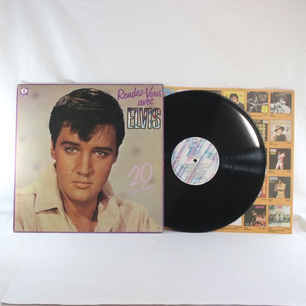 仏LP Elvis Presley Rendez-Vous Avec Elvis (20 Love Songs) フランス盤 Stereo ステレオ エルヴィス プレスリー拍卖