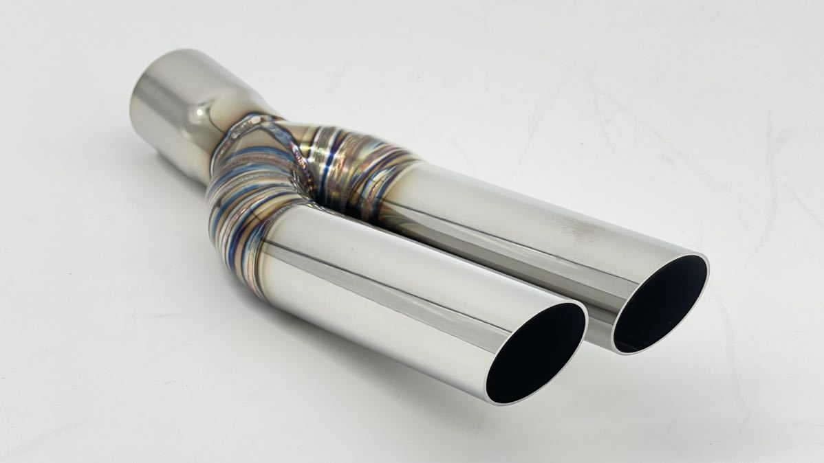 制作用エビ管マフラー15度跳ね上げ出口30度スラッシュカット32φ入口32φジョイント差し込み サイズ変更可能ですのでお問い合わせ下さい!拍卖