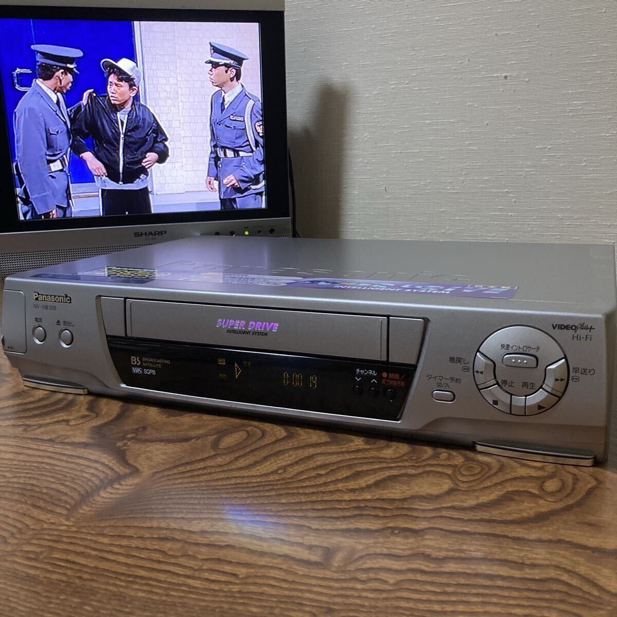 美品 Panasonic VHSビデオデッキ NV-HB300 視聴確認済 パナソニック 1997年製拍卖