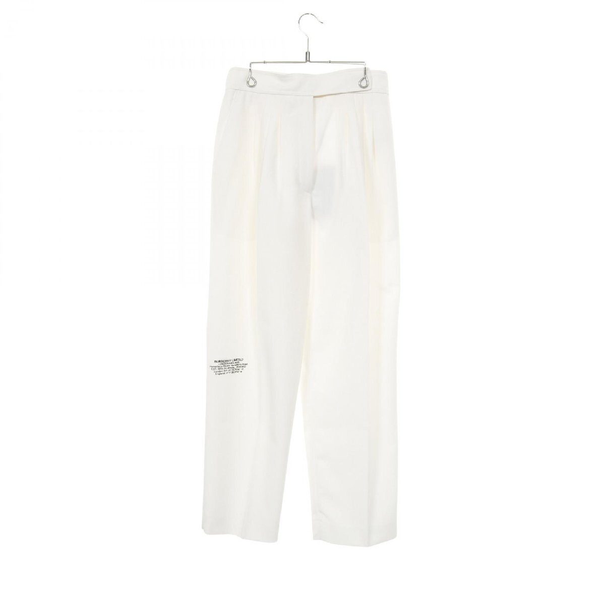 バーバリー ロケーションプリント トラウザーズ ブランドオフ BURBERRY ウール パンツ ポリエステル 中古 レディース拍卖