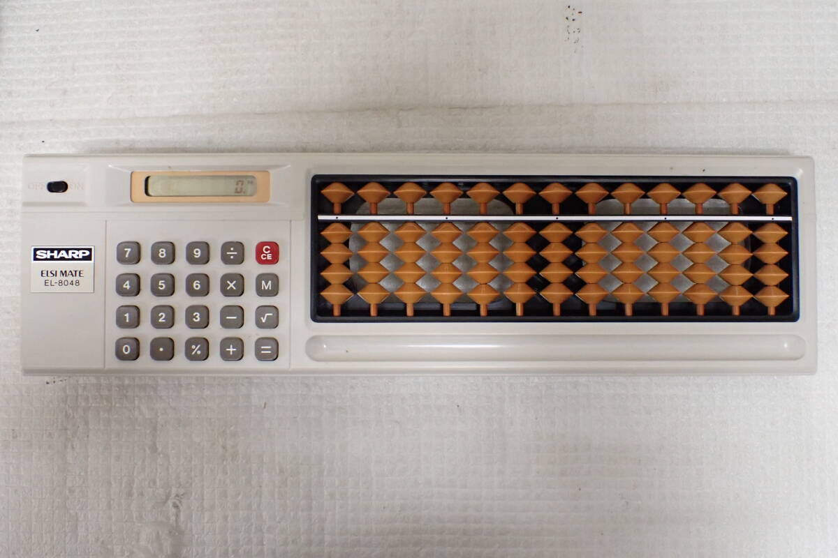 SHARP シャープ ソロカル EL-8048 そろばん 電卓 昭和レトロ 動作確認済 定形外郵便全国一律660円 D1-MA拍卖