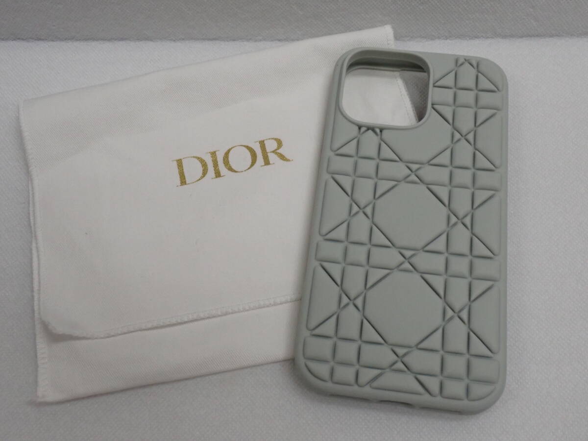 Dior クリスチャンディオール iPhone16 Pro MAXケース マクロカナージュ ラバー グリーン B5-MA拍卖