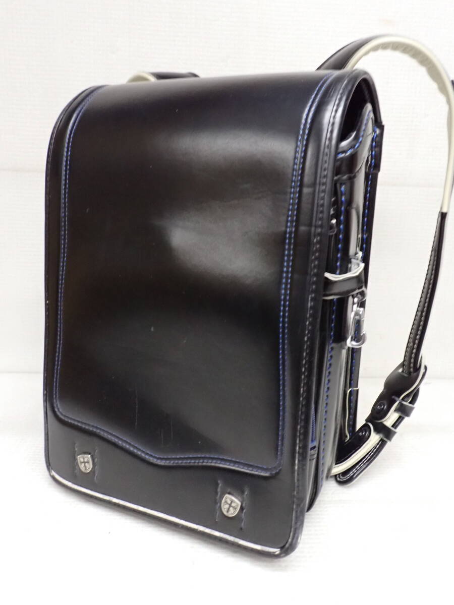 セイバン ランドセル ブラック×ブルー 男の子 クラリーノ G10-MB拍卖
