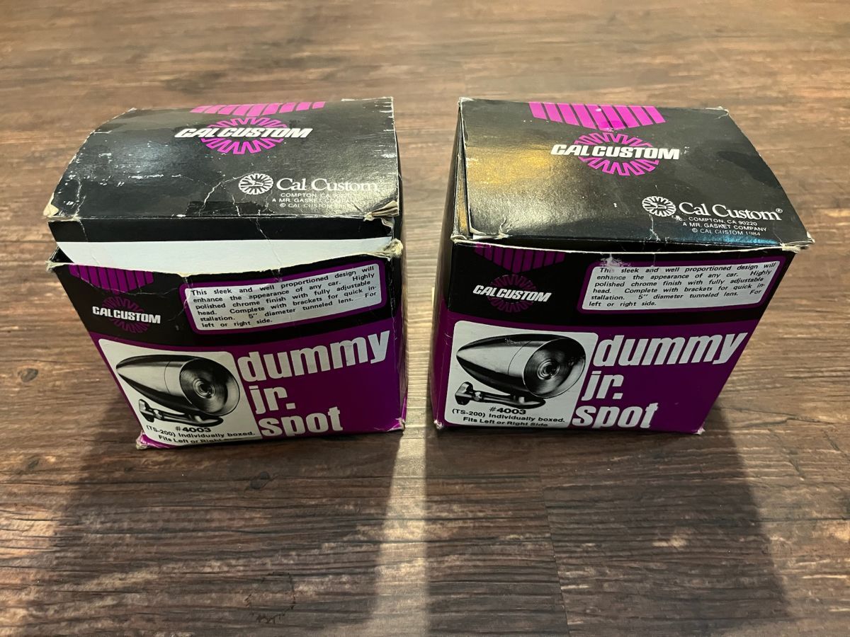 NOS キャルカスタム ダミー スポット ライト OG KUSTOM ガンスポ ボム アクセサリー ベルフラワー アップルトン マーキュリー ローライダー拍卖