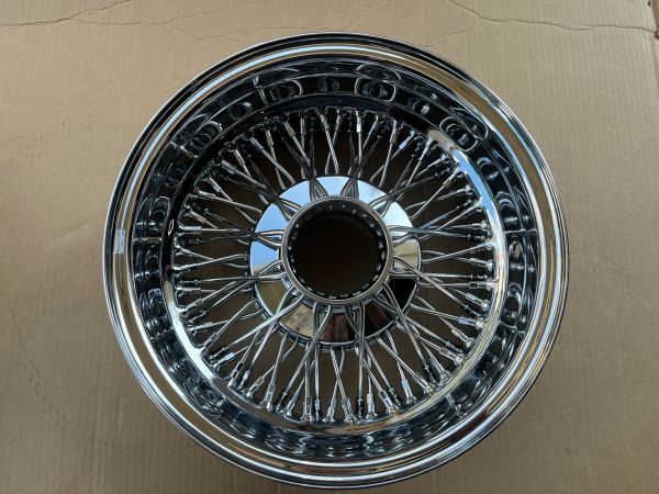 DAYTON 14x5.5 72 スポーク ゼニス デイトン クロス ローライダー インパラ ボム コンビ NOS 14x6 ゴールド スカート フェンダースカート拍卖